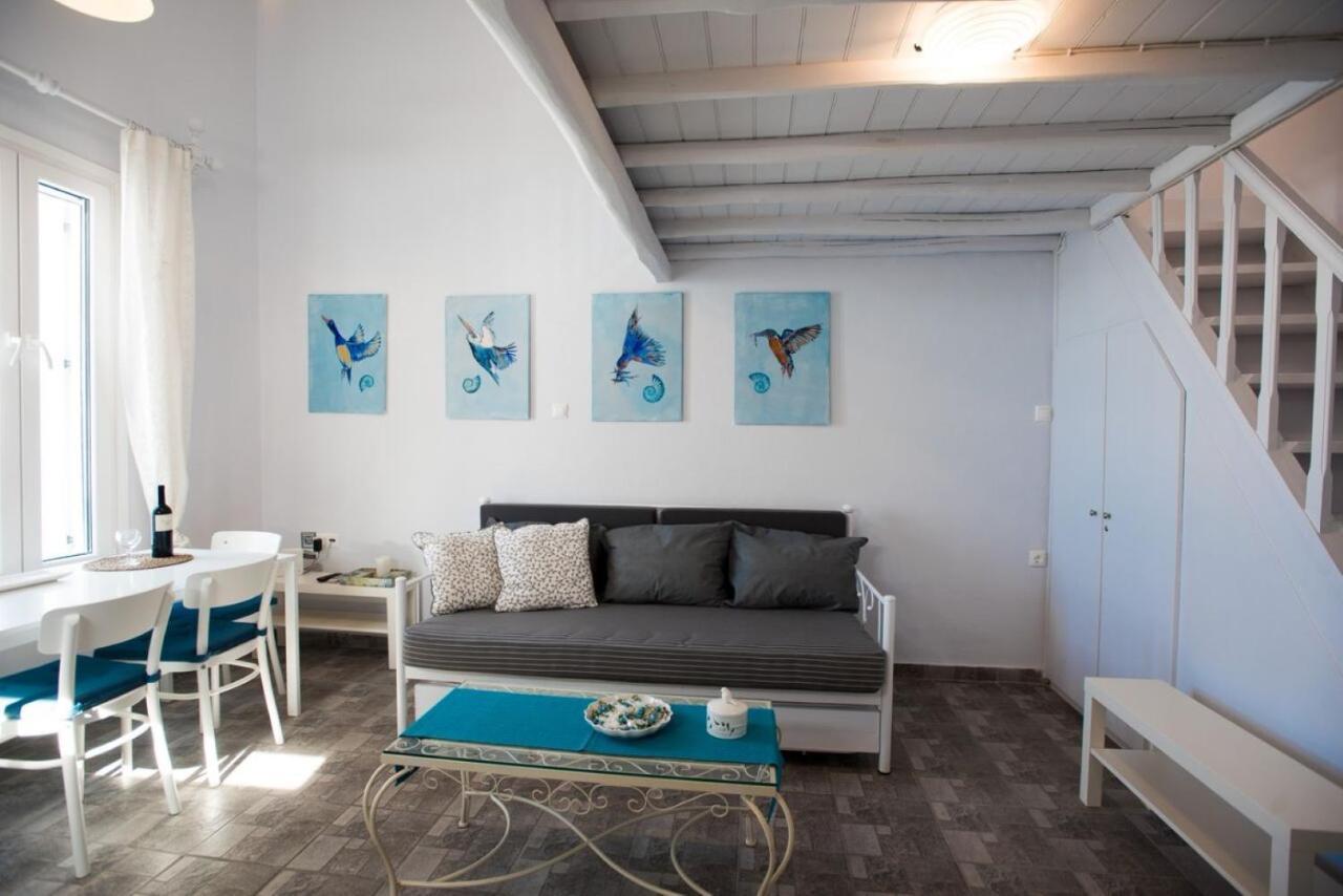 Traditional Split Level House In Mykonos Town Villa Exterior photo