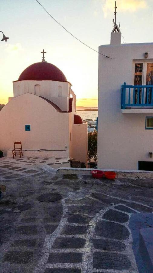 Traditional Split Level House In Mykonos Town Villa Exterior photo