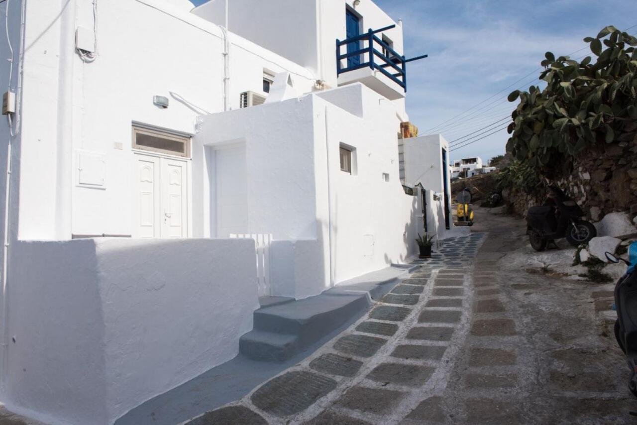 Traditional Split Level House In Mykonos Town Villa Exterior photo